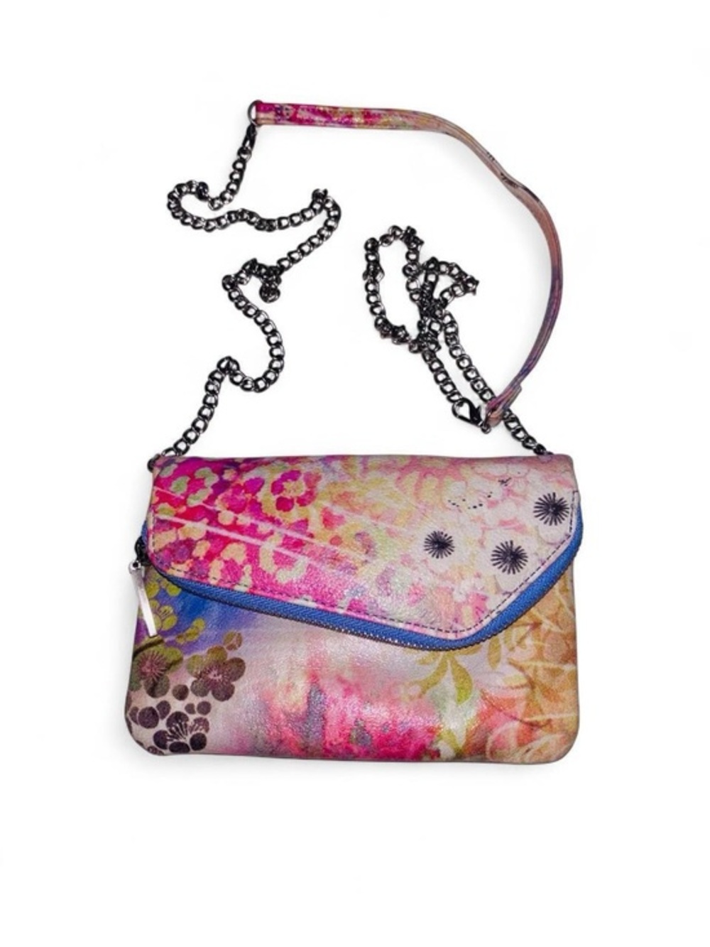 HOBO Daria Leather Floral Crossbody Bag